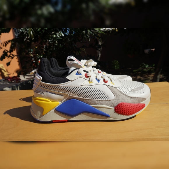 multi color puma shoes